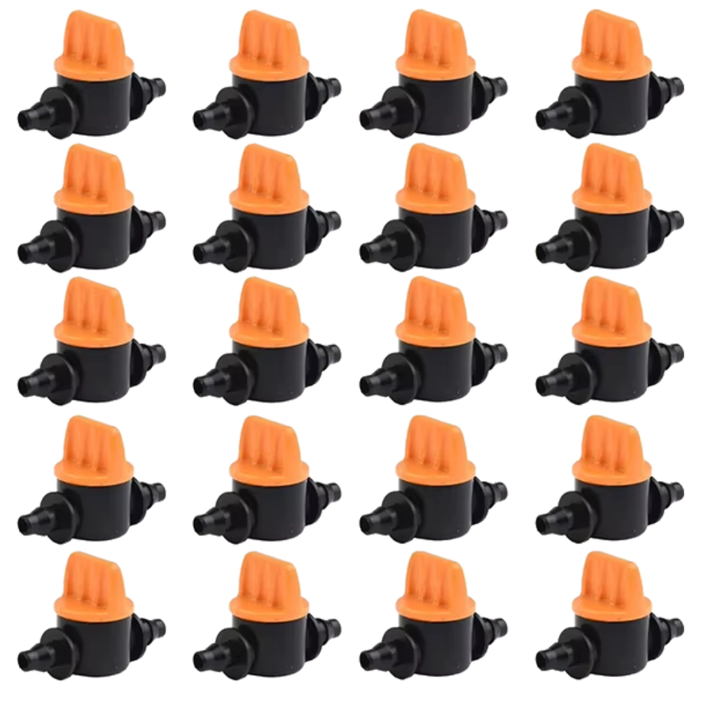 Smart Garden Hose Valve - 20Pcs Control Valves Mini Valve For