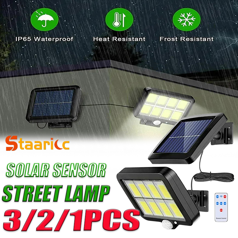 Smart Garden Solar Lights - 3/2/1Pcs Solar Sensor Split Wall Lamp