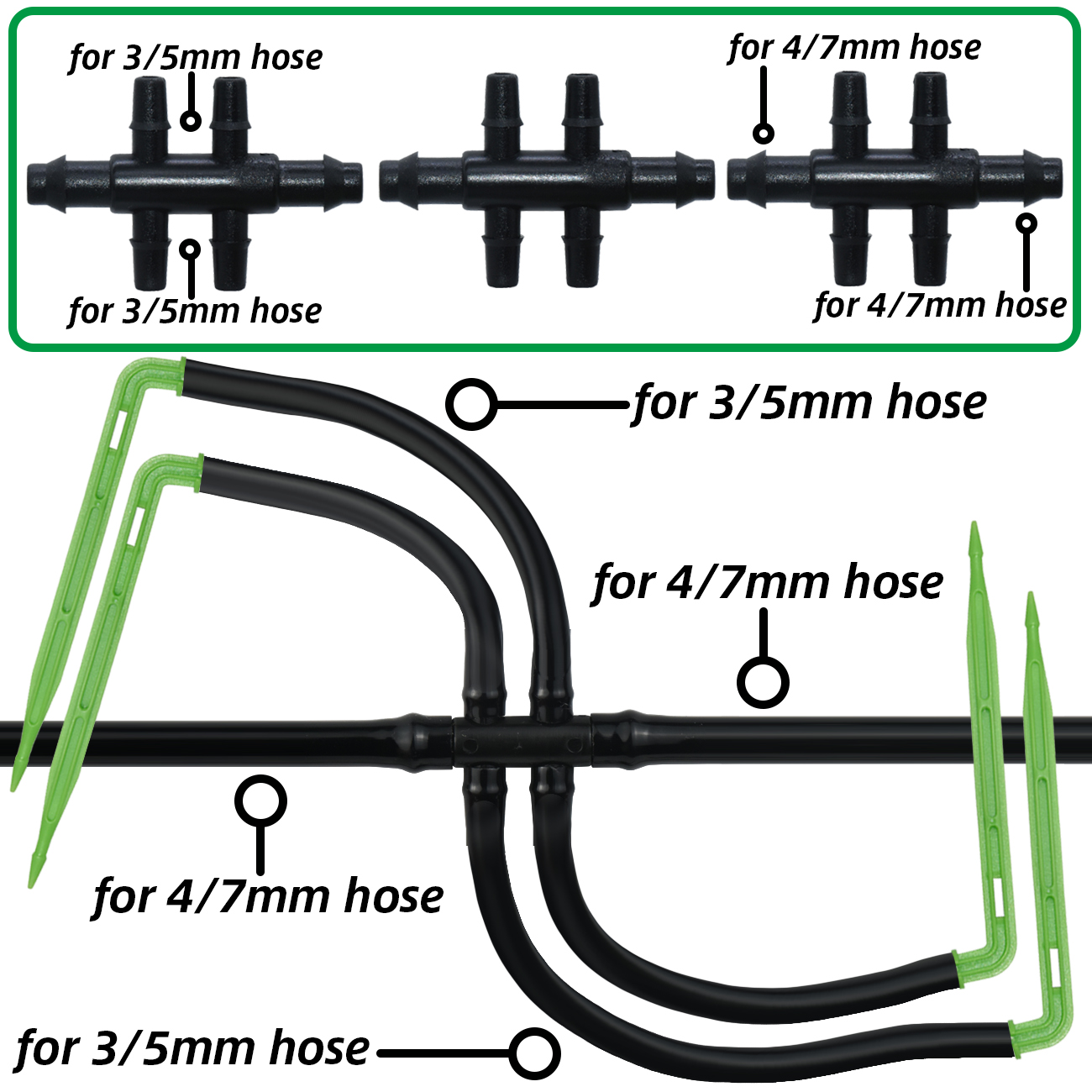 KESLA Garden 4/7mm to 3/5mm Ho - Smart Garden Tower ulasan dan harga