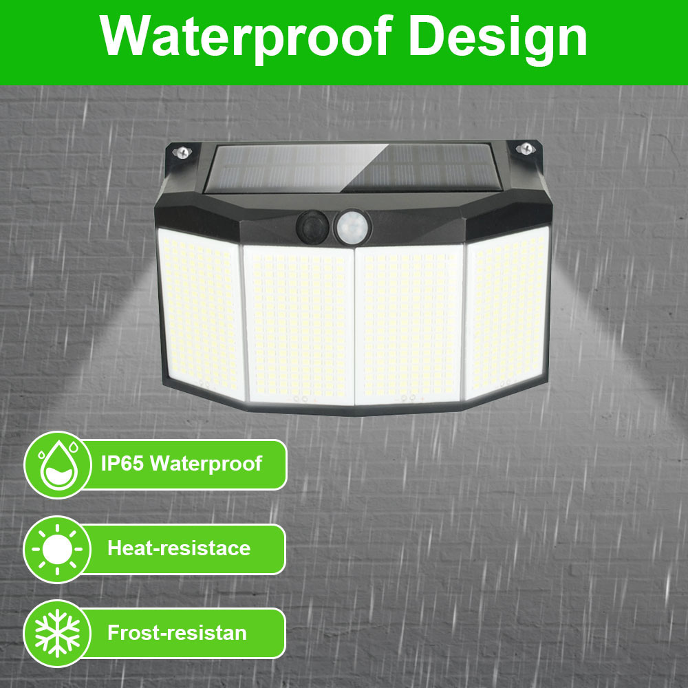 576LEDs Solar Powered Wall Lam - Smart Garden Solar Lights ulasan dan harga