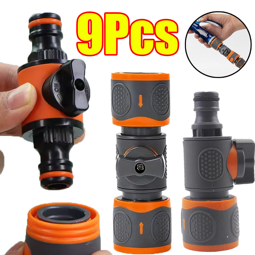 1-9Pcs Garden Hose Quick Conne - Smart Garden Hose Valve ulasan dan harga