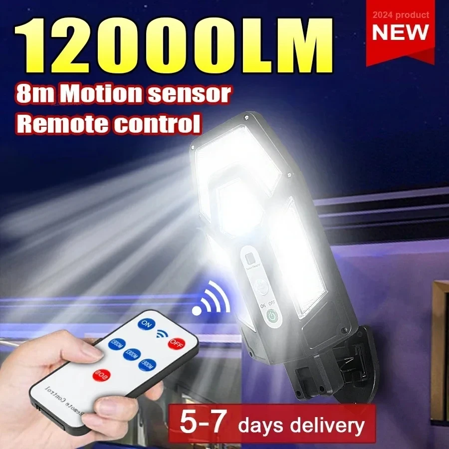 12000LM Powerful Solar Wall La - Smart Garden Solar Lights ulasan dan harga
