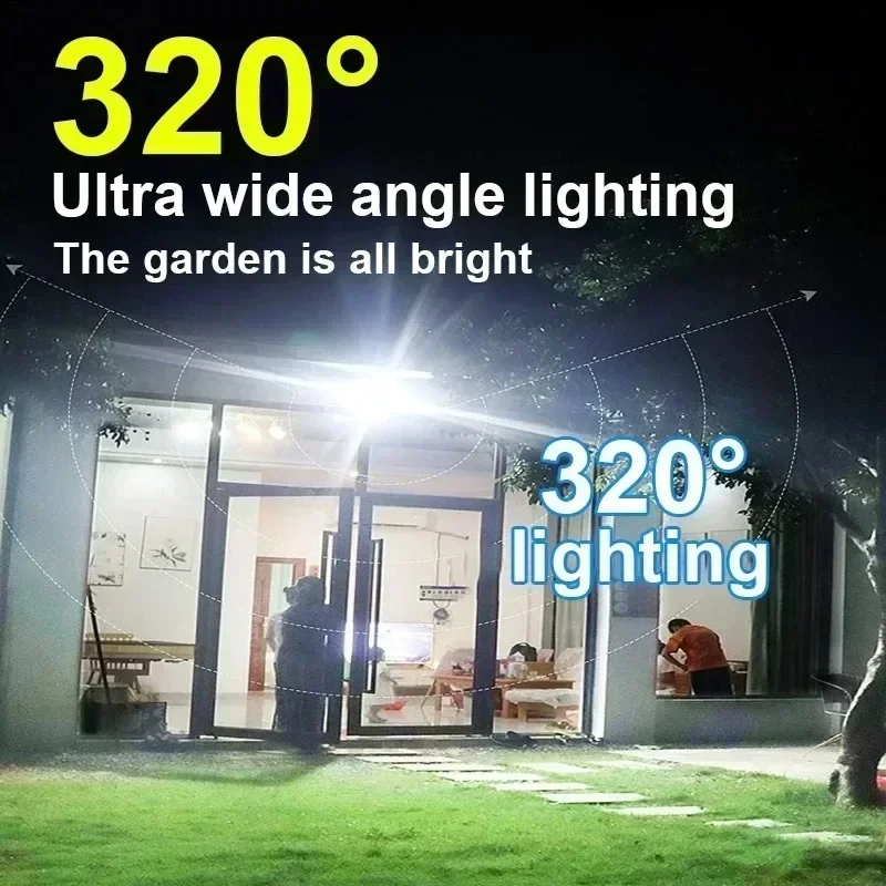 12000LM Powerful Solar Wall La - Smart Garden Solar Lights ulasan dan harga