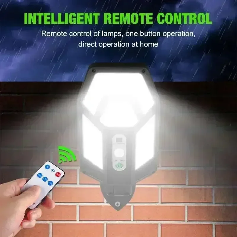 12000LM Powerful Solar Wall La - Smart Garden Solar Lights ulasan dan harga