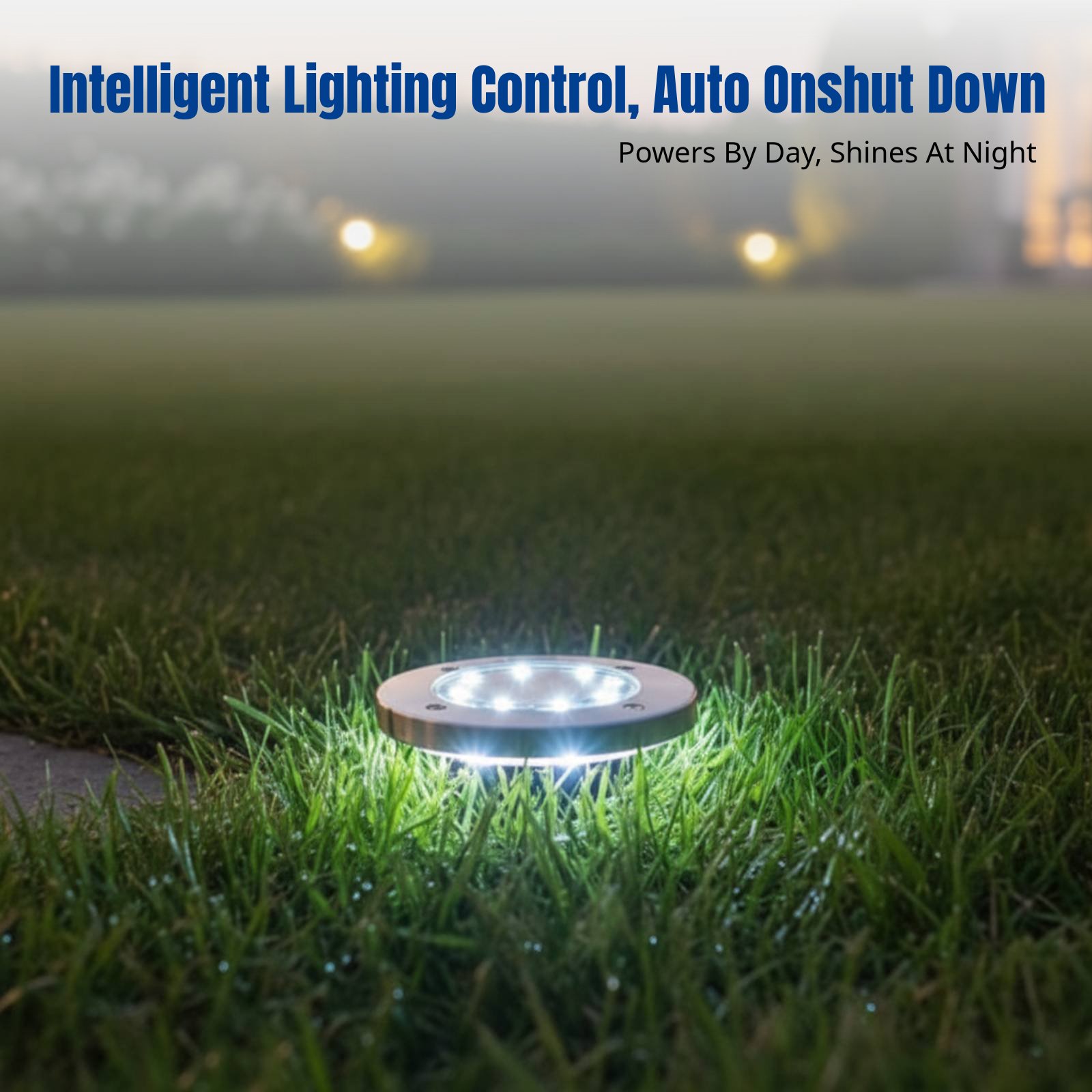 Solar Ground Light, LED Lawn L - Smart Garden Solar Lights ulasan dan harga