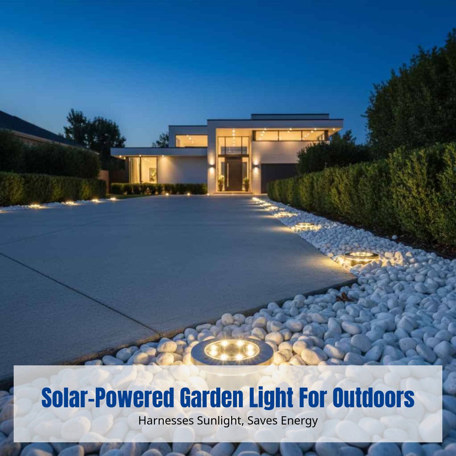 Solar Ground Light, LED Lawn L - Smart Garden Solar Lights ulasan dan harga