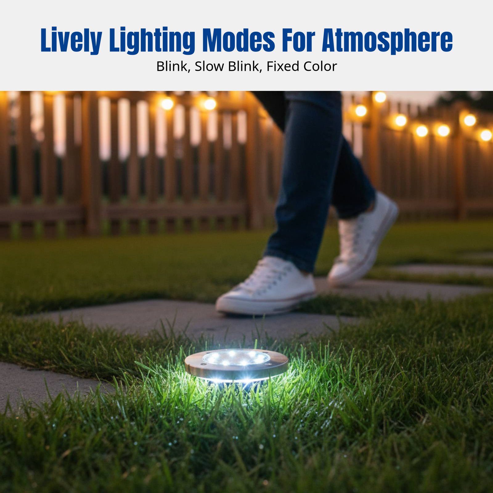 Solar Ground Light, LED Lawn L - Smart Garden Solar Lights ulasan dan harga