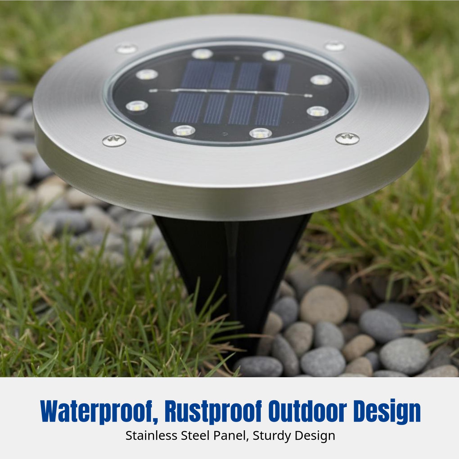 Solar Ground Light, LED Lawn L - Smart Garden Solar Lights ulasan dan harga