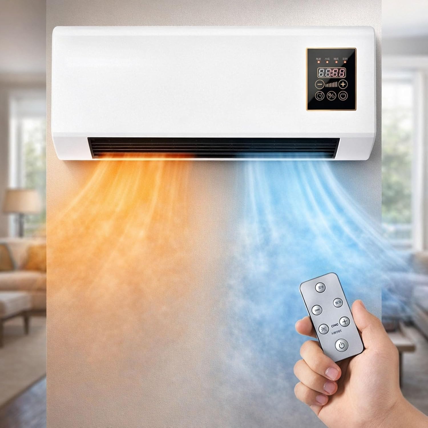 Portable Wall-Mounted Air Cond - Smart Garden Rooms ulasan dan harga