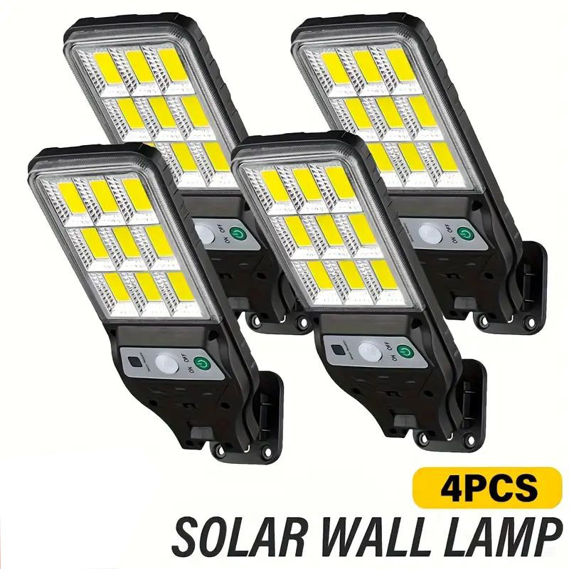 4PCS Solar Wall Light with Mot - Smart Garden Solar Lights ulasan dan harga