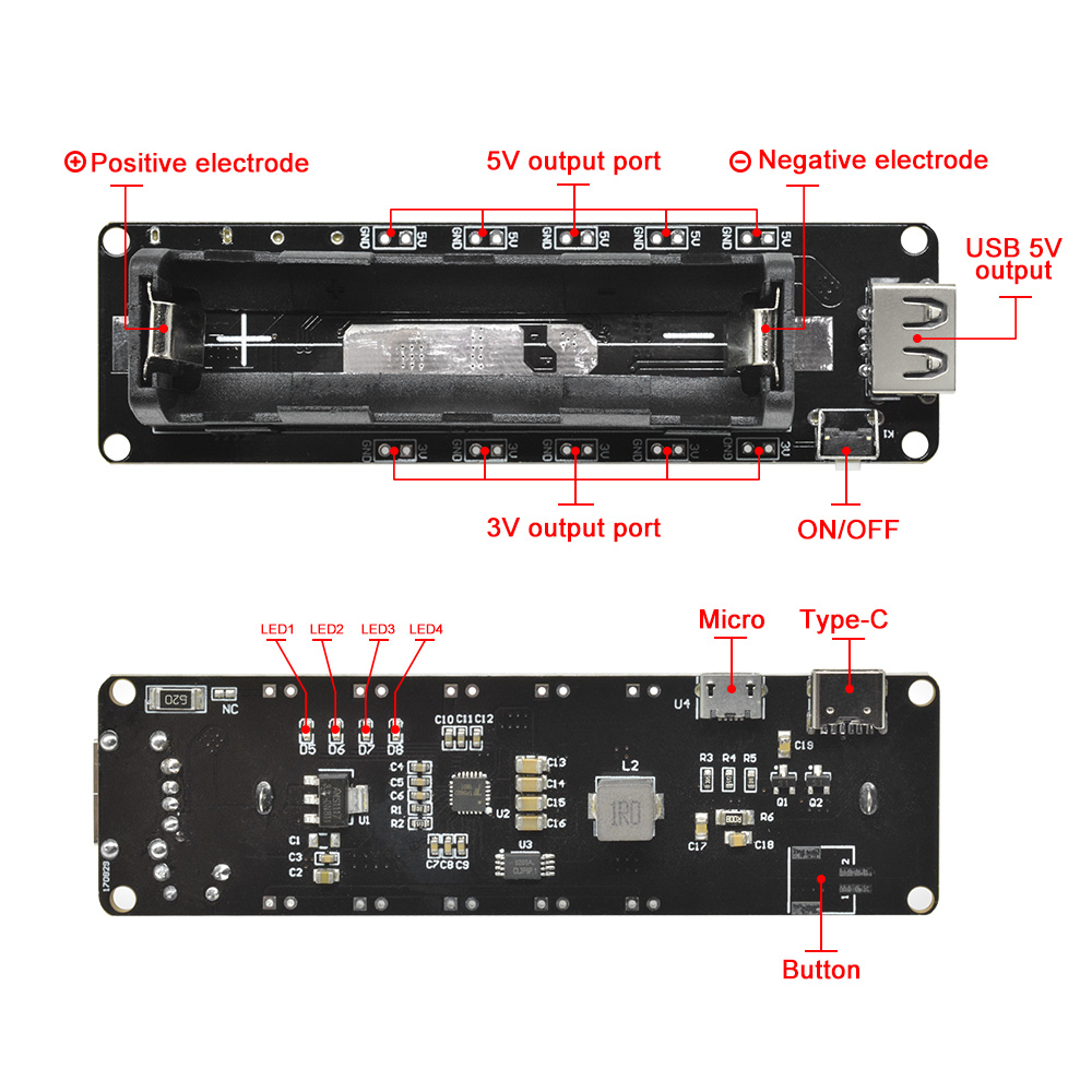 WEMOS ESP32 18650 Lithium Batt - Smart Garden Esp32 ulasan dan harga