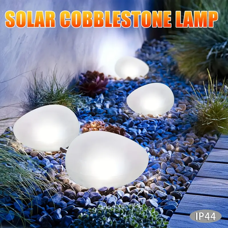 1/2Pack Solar Pebble Lights –  - Smart Garden Solar Lights ulasan dan harga