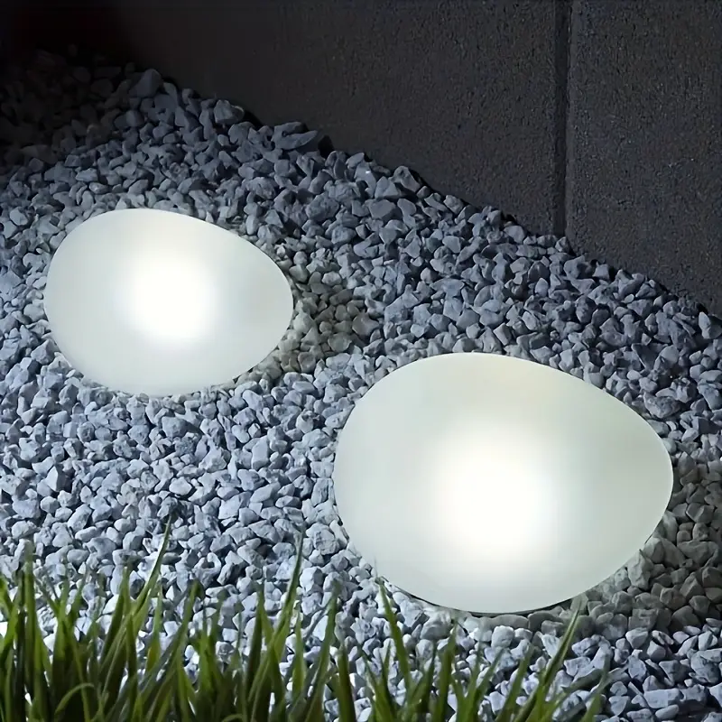 1/2Pack Solar Pebble Lights –  - Smart Garden Solar Lights ulasan dan harga