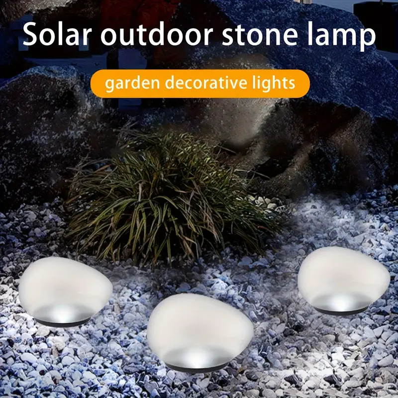 1/2Pack Solar Pebble Lights –  - Smart Garden Solar Lights ulasan dan harga