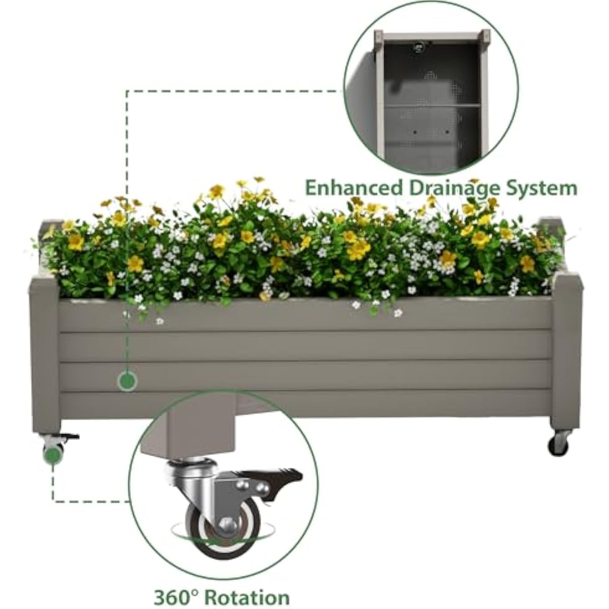 Raised Garden Bed with 360° Sw - Smart Garden Raised Bed ulasan dan harga