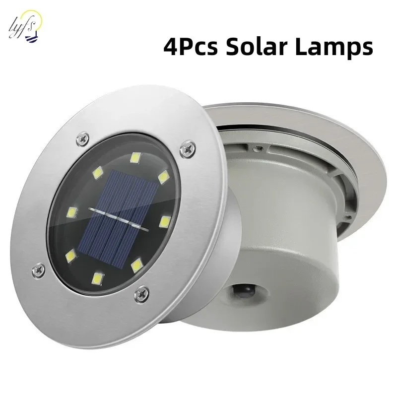 4Pcs LED Solar Garden Lights O - Smart Garden Solar Lights ulasan dan harga