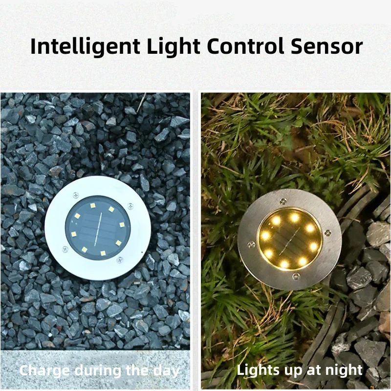 4Pcs LED Solar Garden Lights O - Smart Garden Solar Lights ulasan dan harga