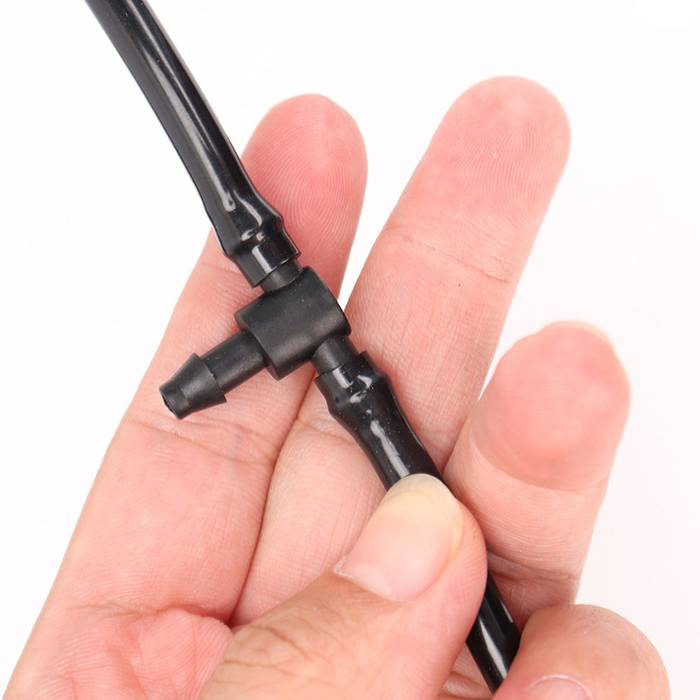 50 Pcs Black 1/4 Inch Barbed T - Smart Garden Tower ulasan dan harga