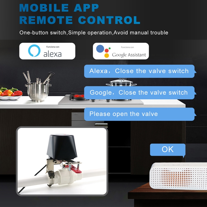 Tuya Smart Gas Valve WIFI Gard - Smart Garden Irrigation ulasan dan harga